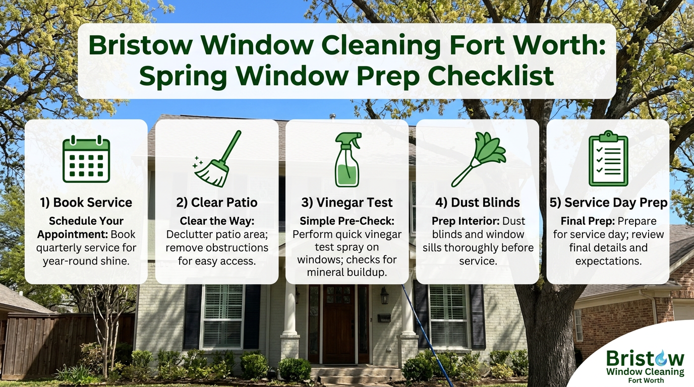 Spring Window Cleaning Checklist for Fort Worth Homes